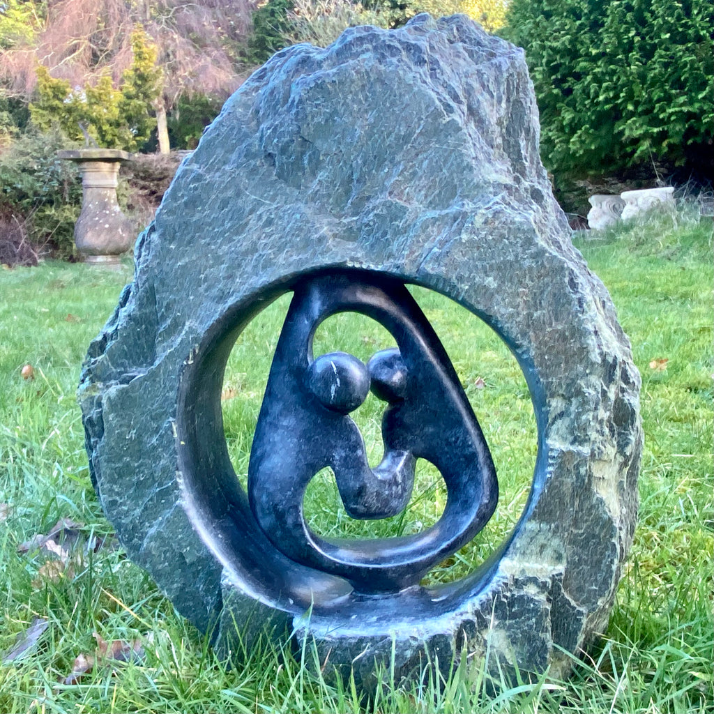 Serpentine stone sculpture click and collect only