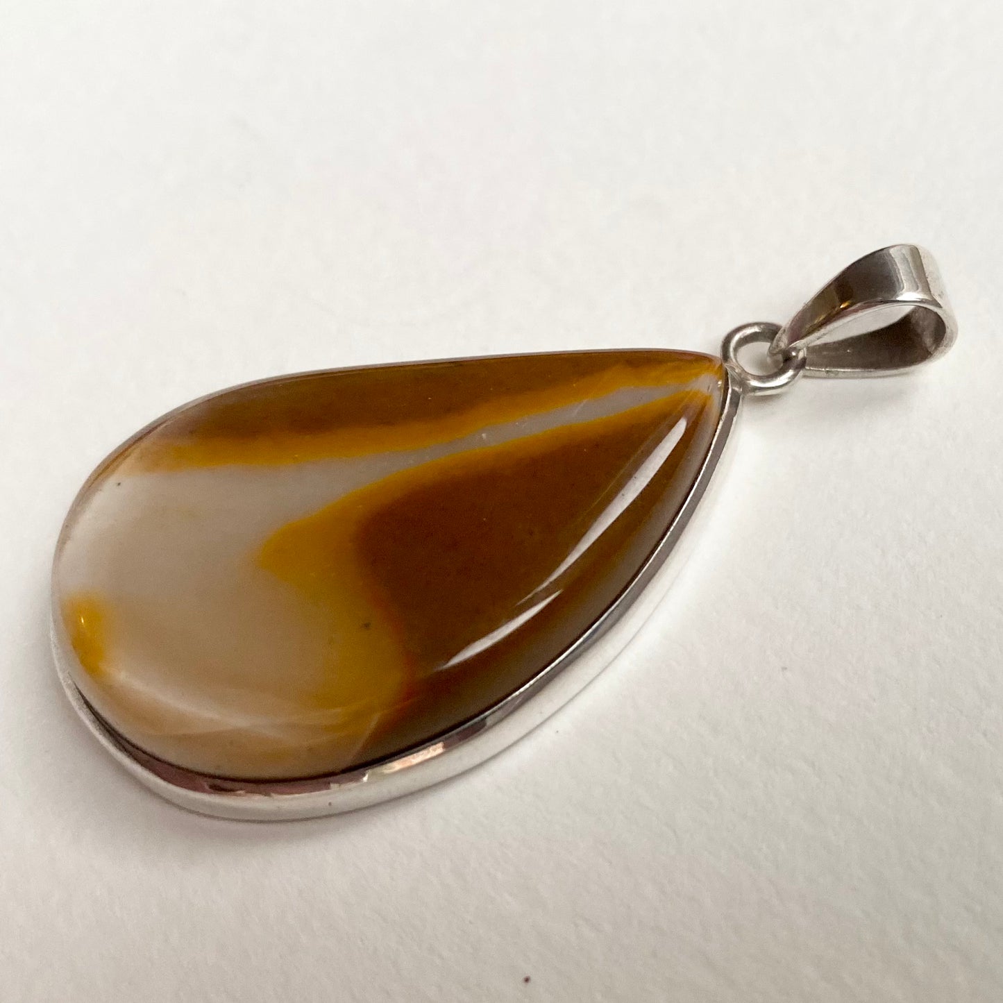 Silver Pendant with Agate