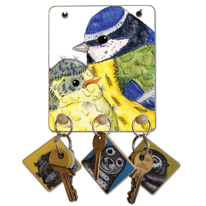 BLUE TIT KEY PEG HOOK