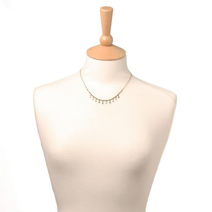 Dainty Necklace, Crystal/Gold