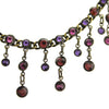 Konplott, Waterfalls Necklace, Purple/Gold