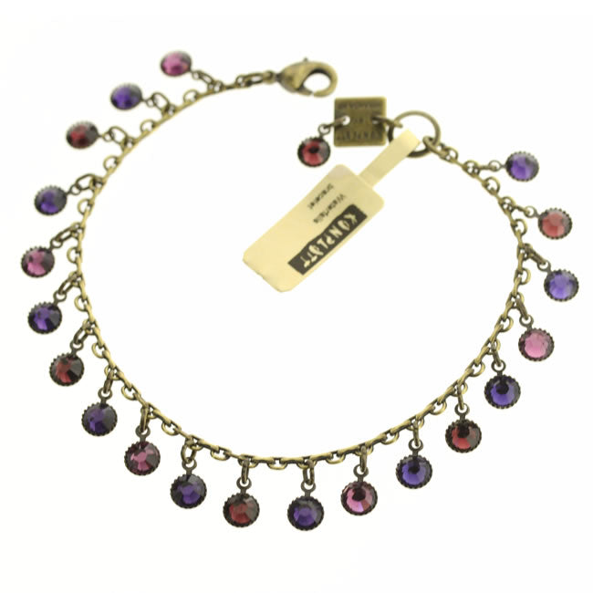 Konplott, Waterfalls Pretty Bracelet, Purple/Gold