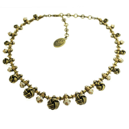 Most Elaborate Necklace, Brown/Gold