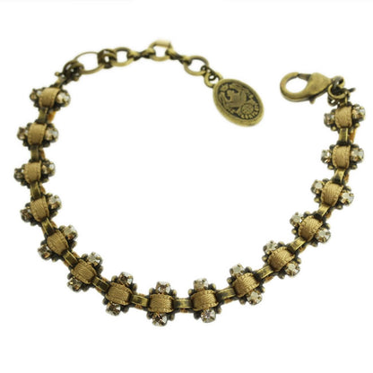 Bracelet, Brown/Gold