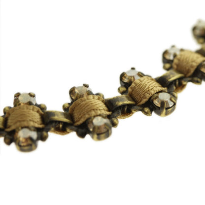 Bracelet, Brown/Gold