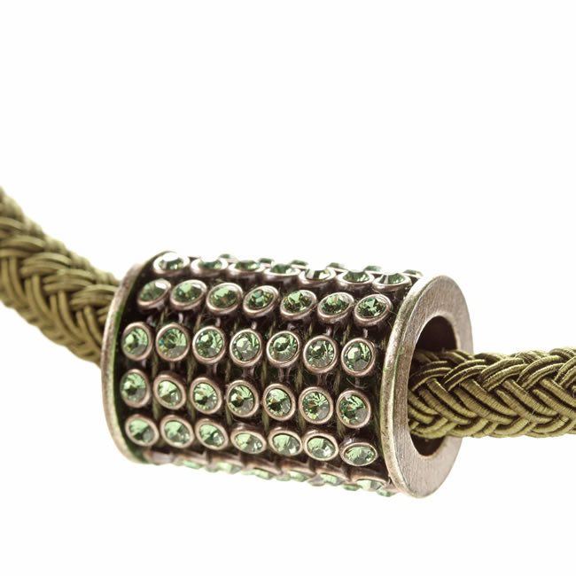 Konplott, Business Rope Necklace, Green/Silver