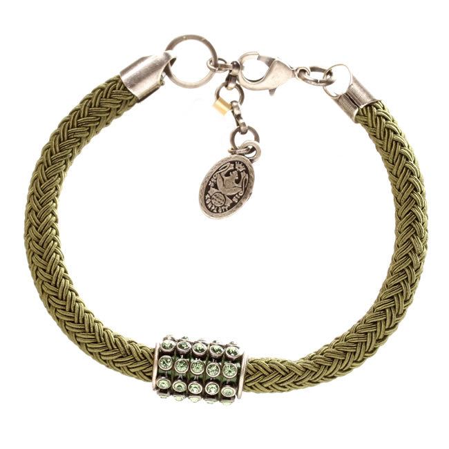 Konplott, Business Rope Bracelet, Green/Silver