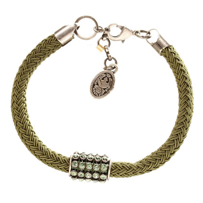 Bracelet, Green/Silver