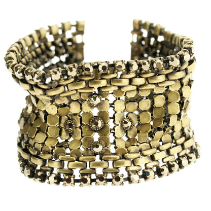 Rock 'n' Chain Mail Bracelet Gold, Gold