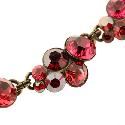 Wonderful All Around Necklace, Coral/Gold