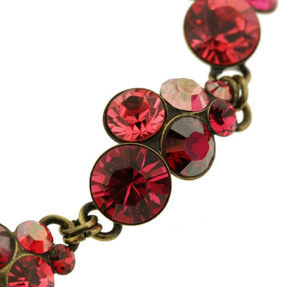 A Sparkly Bracelet, Coral/Gold