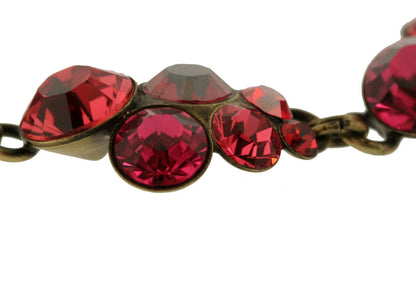 A Sparkly Bracelet, Coral/Gold