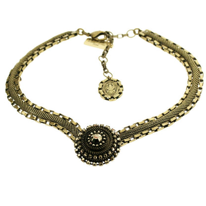 Elaborate Necklace Crystal/Gold, Crystal,Gold