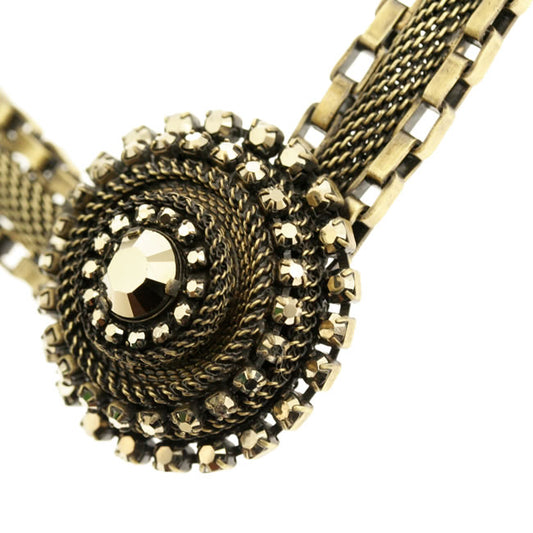 Konplott, Rock &#39;n&#39; Glam Elaborate Necklace Crystal/Gold, Crystal,Gold