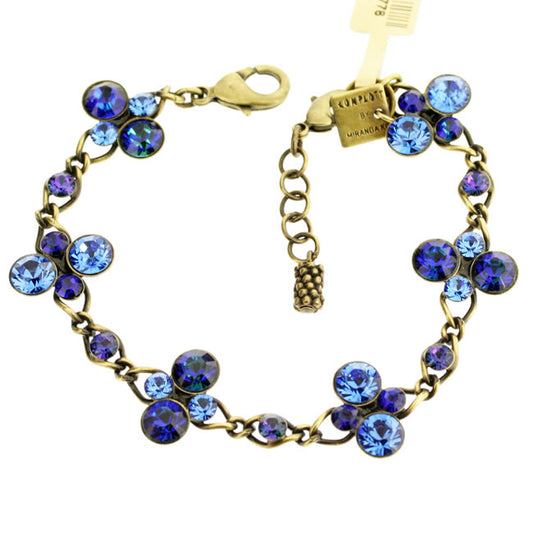 Konplott, Disco Star Bracelet, Blue/Gold