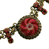 Konplott, Kalinka Smaller All around Necklace Red/Pink/Gold, Red,Pink,Gold