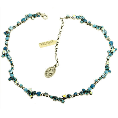 All around Necklace, Turquoise/Silver