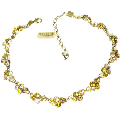 Wonderful All Around Necklace, Orange/Yellow/Gold