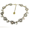 Konplott, Twisted Lady Most Elaborate allround necklace, White/Crystal/Gold