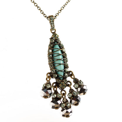 Necklace, Turquoise,Gold