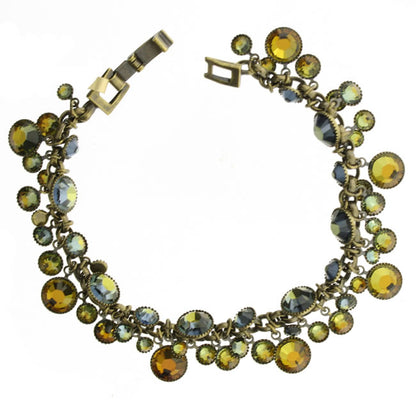 Bracelet, Petrol/Gold