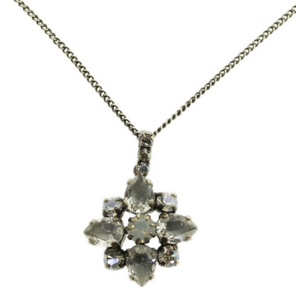 Small Pendant, Crystal/Silver