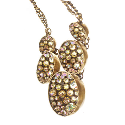 Orchid Hybrid necklace Lime/Gold, Lime,Gold