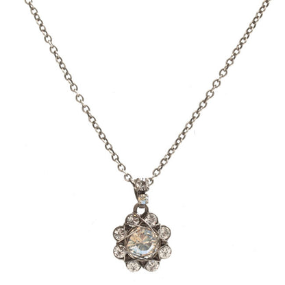 Pretty Little Pendant, Crystal/Silver