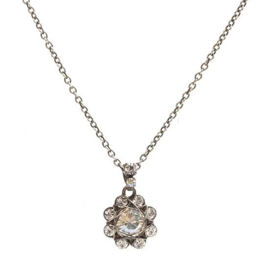 Pretty Little Pendant, Crystal/Silver