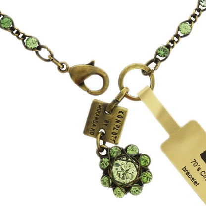 Pretty Bracelet, Pale Green/Gold