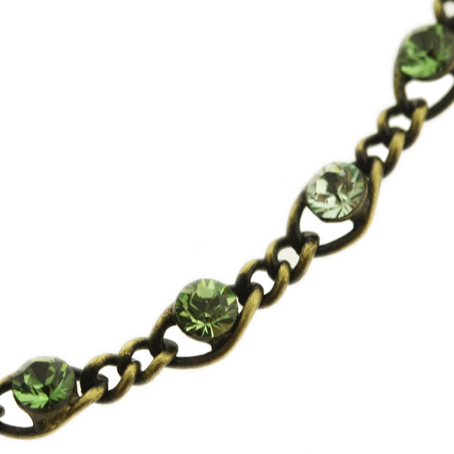 Konplott, 70&#39;s Circles Pretty Bracelet, Pale Green/Gold