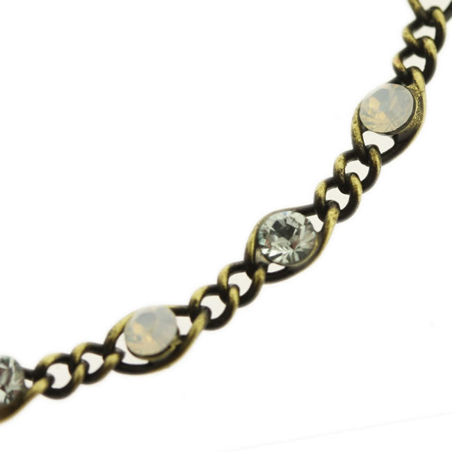 Konplott, 70&#39;s Circles Pretty Bracelet, Crystal/Opal/Gold