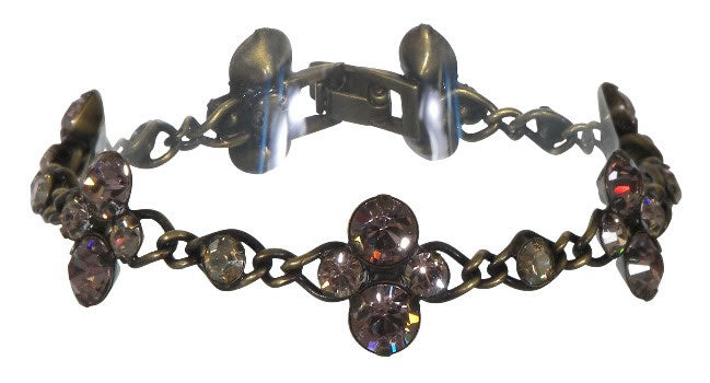 Konplott, Disco Star Crystal Bracelet, Peach/Gold