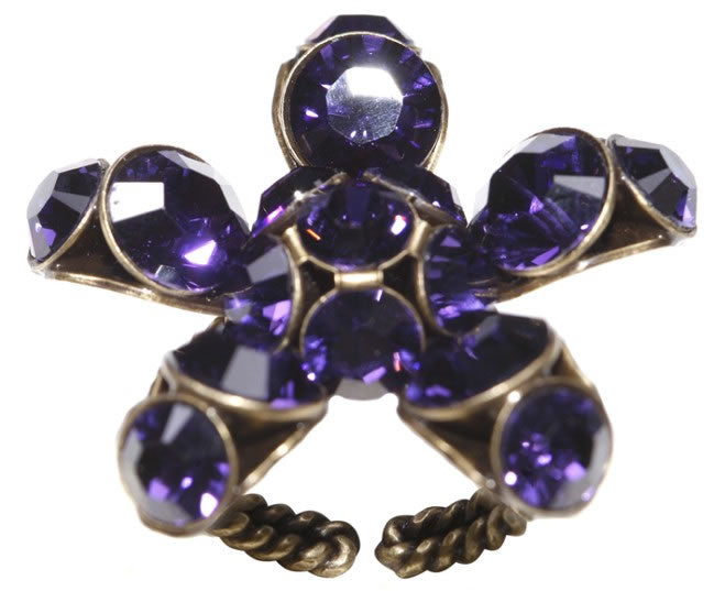Konplott, Disco Star A Flamboyant Ring, Purple/Gold