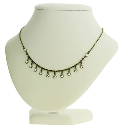 Dainty Necklace, Crystal/Gold