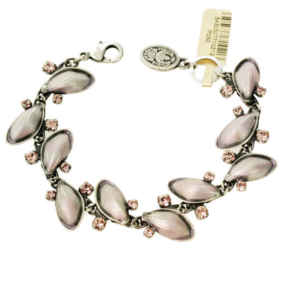 All Around Blossoms Bracelet, Pinky Lilac/Silver