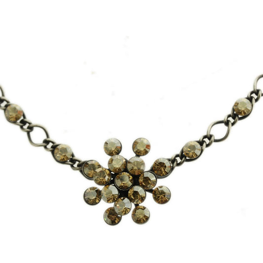 Necklace, Light Brown/Silver
