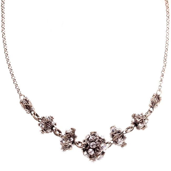 Necklace, Crystal/Silver