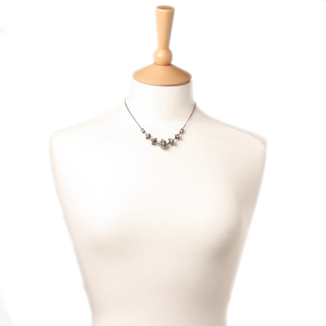 Necklace, Crystal/Silver