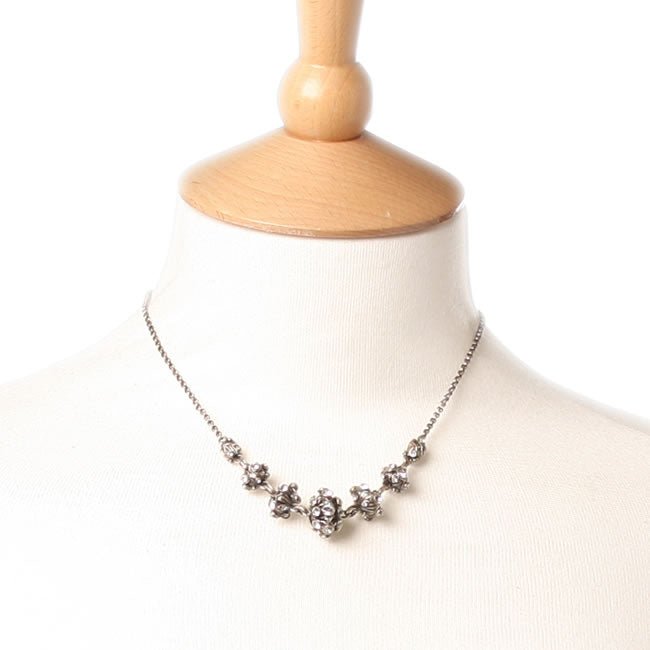 Necklace, Crystal/Silver