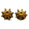 Konplott, Oriental Architecture Stud Earrings, Yellow/Gold