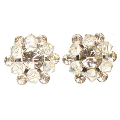 Stud Earrings, Crystal Auora/Silver