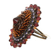 Konplott, African Glam Ring, Purple/Multi/Gold