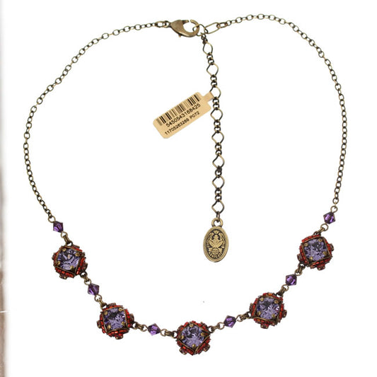 Konplott, Byzantine Necklace, Purple/Gold