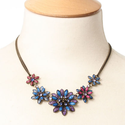 Necklace, Purple/Gold