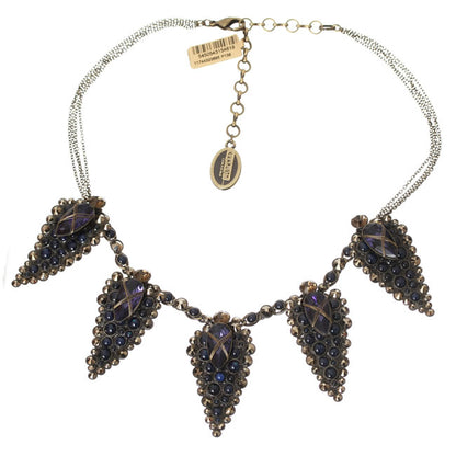 Necklace, Purple/Gold