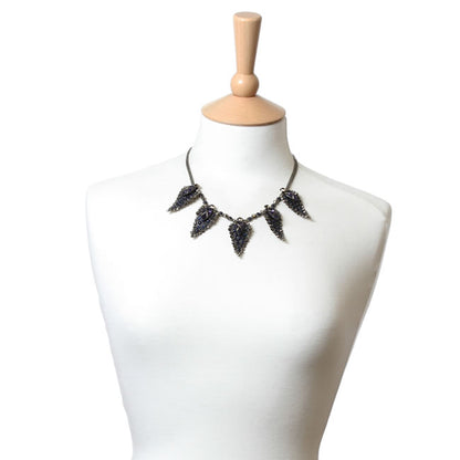 Necklace, Purple/Gold