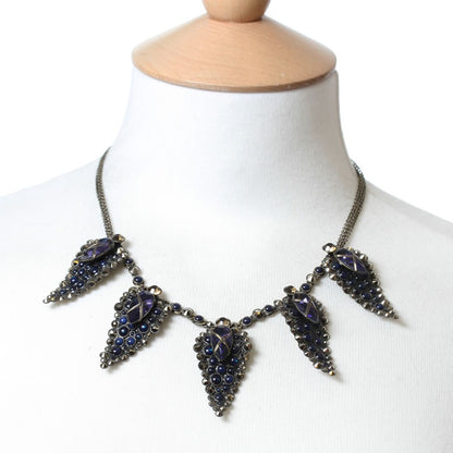 Necklace, Purple/Gold
