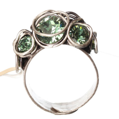 Ring, Green/Silver