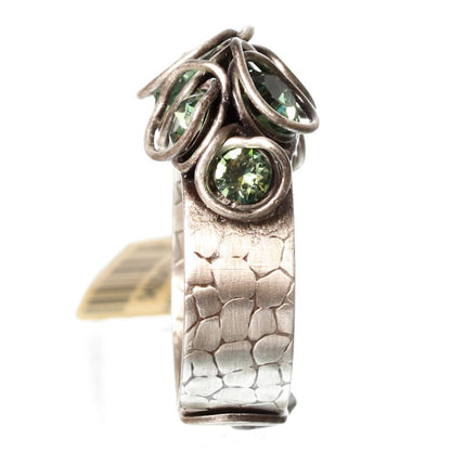 Ring, Green/Silver